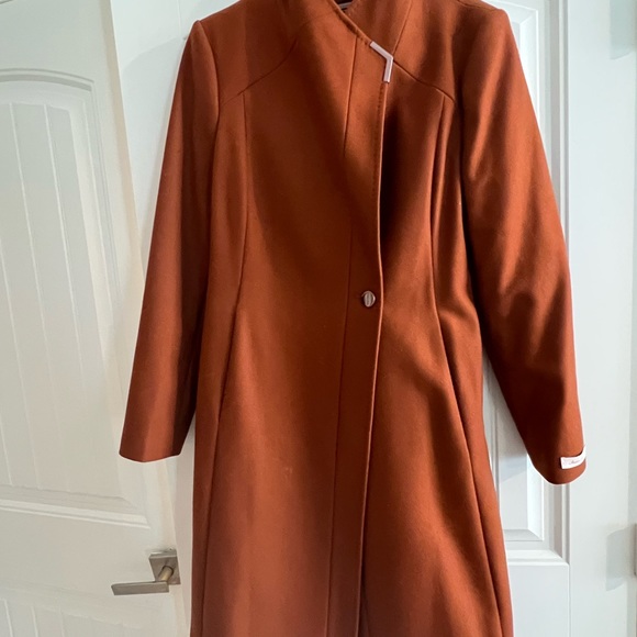 Vintage Ted Baker Wool Jacket with Rose Gold detail size 4 - Picture 3 of 7